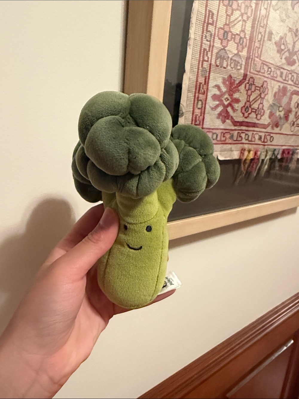 Jellycat Broccoli Toy - Green Smiley Veggie